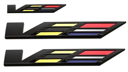 Black door liftgate emblems - black,